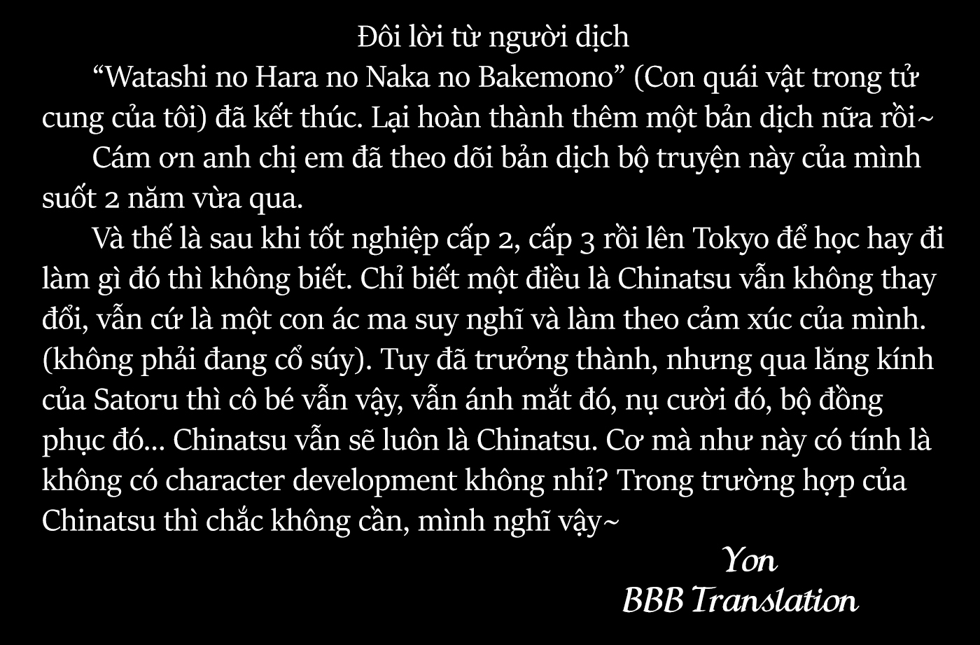 con quái vật trong tử cung của tôi Chapter 60 - Trang 2