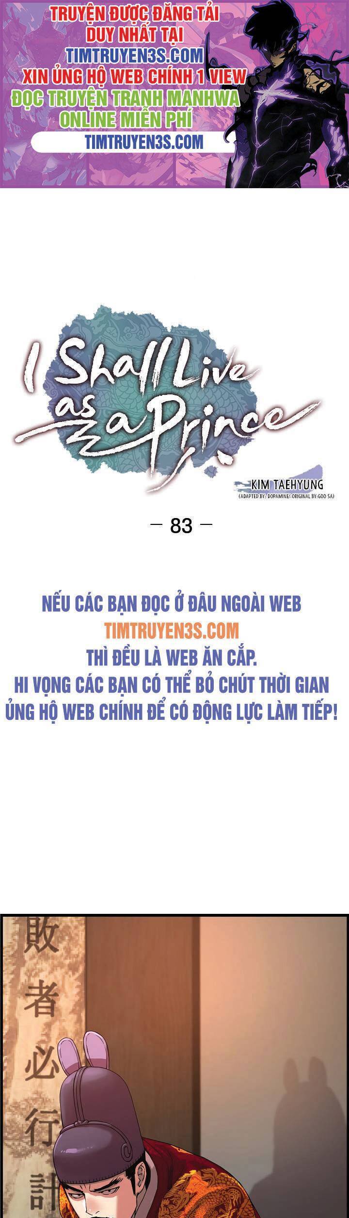 Tôi Sẽ Sống Như Một Hoàng Tử Chapter 83 - 2