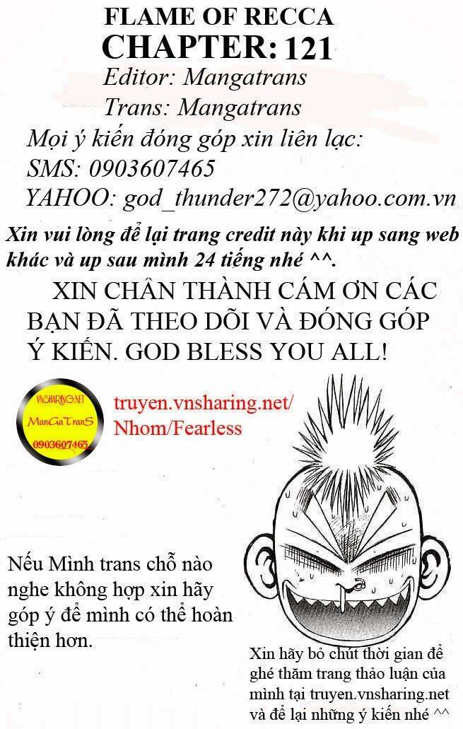 Ngọn Lửa Recca Chapter 121 - 1