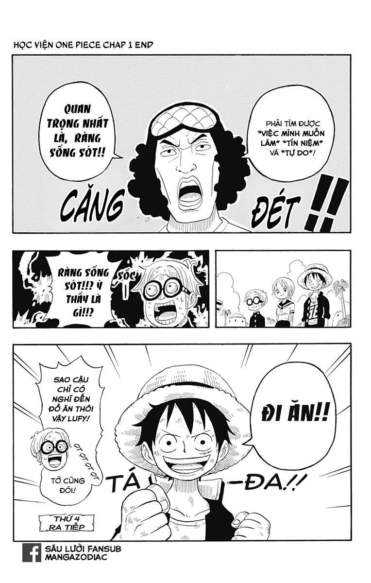 Học Viện One Piece Chapter 1.7 - 16