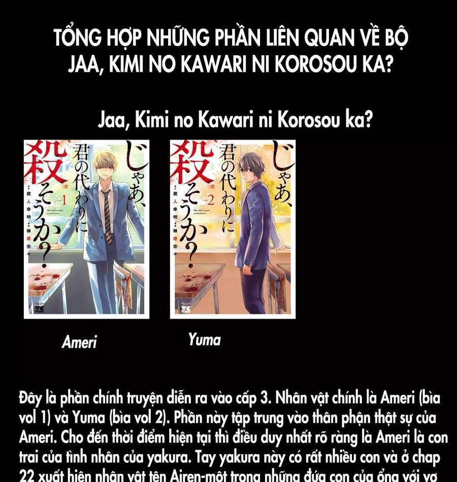 Jaa Kimi No Kawari Ni Korosou Ka ~ Prequel (Tiền Truyện) Chapter 3 - 1