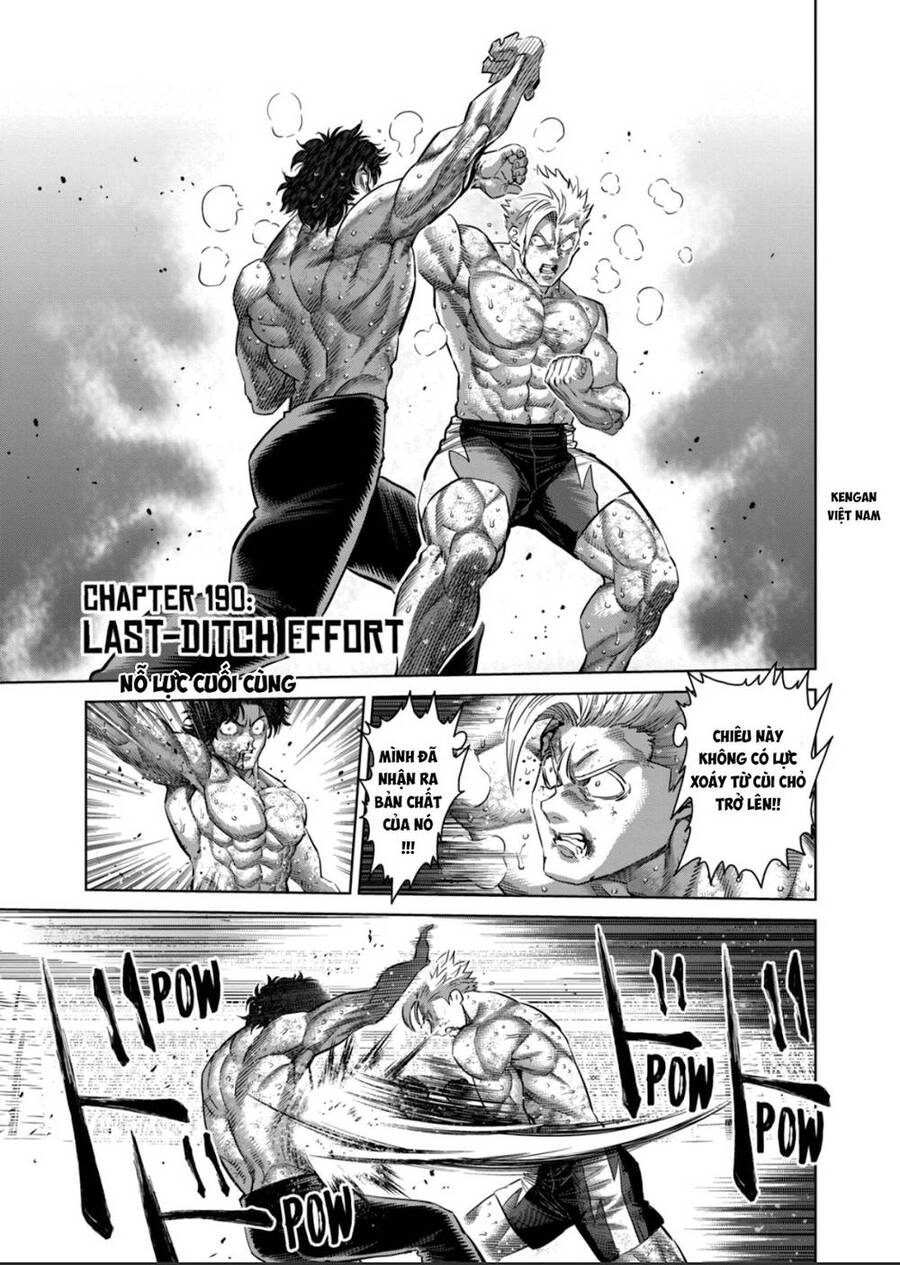 Kengan Ashura Phần 2 Chapter 190 - 1