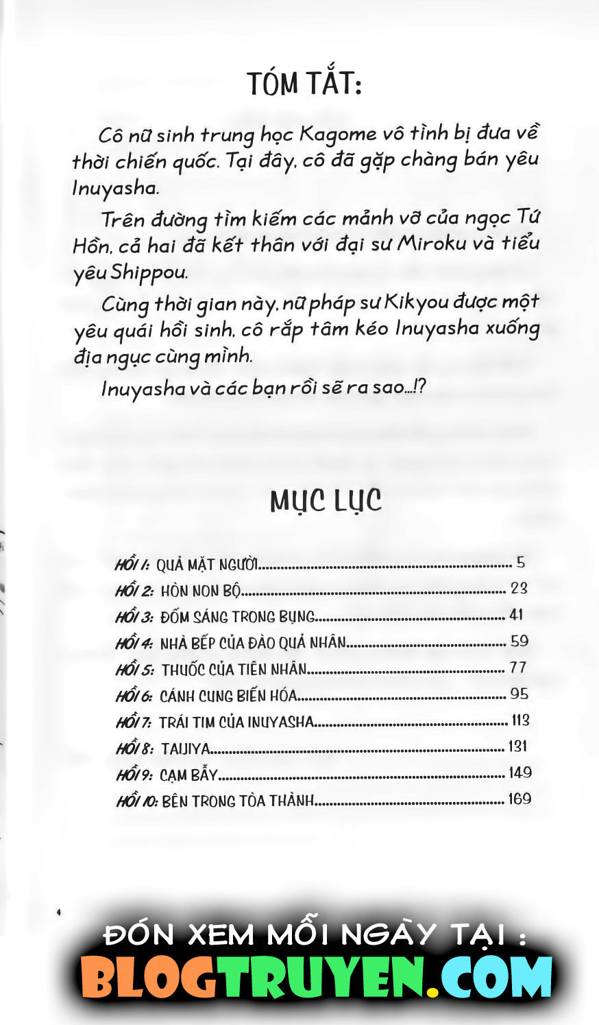 Khuyển Dạ Xoa Chapter 9.1 - 3