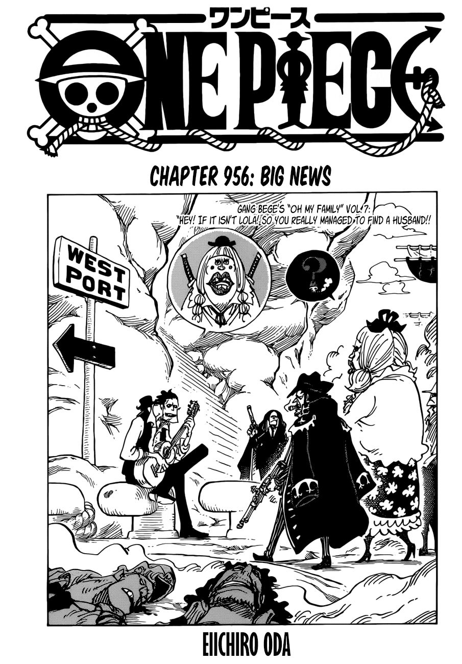 One Piece Chapter 956 - 1