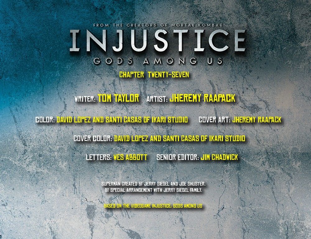 Injustice - Gods Among Us Chapter 27 - 1