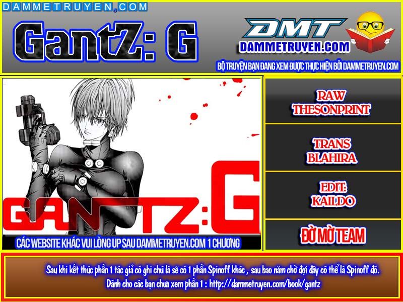 Gantz: G Chapter 1 - 1