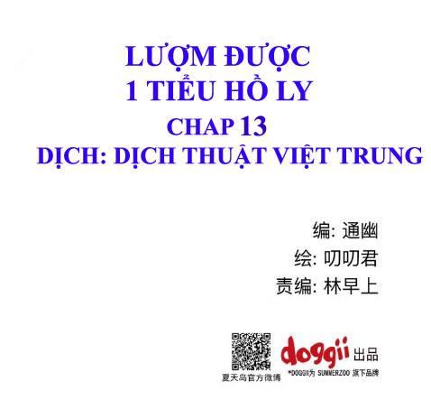 Lượm Được Một Tiểu Hồ Ly Chapter 13 - 1