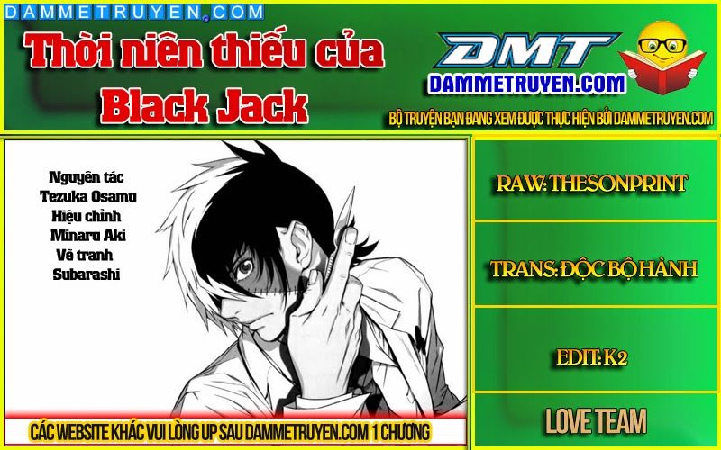 Thời Niên Thiếu Của Black Jack Chapter 1.2 - 1