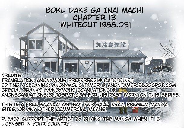 Boku Dake Ga Inai Machi Chapter 13 - 32