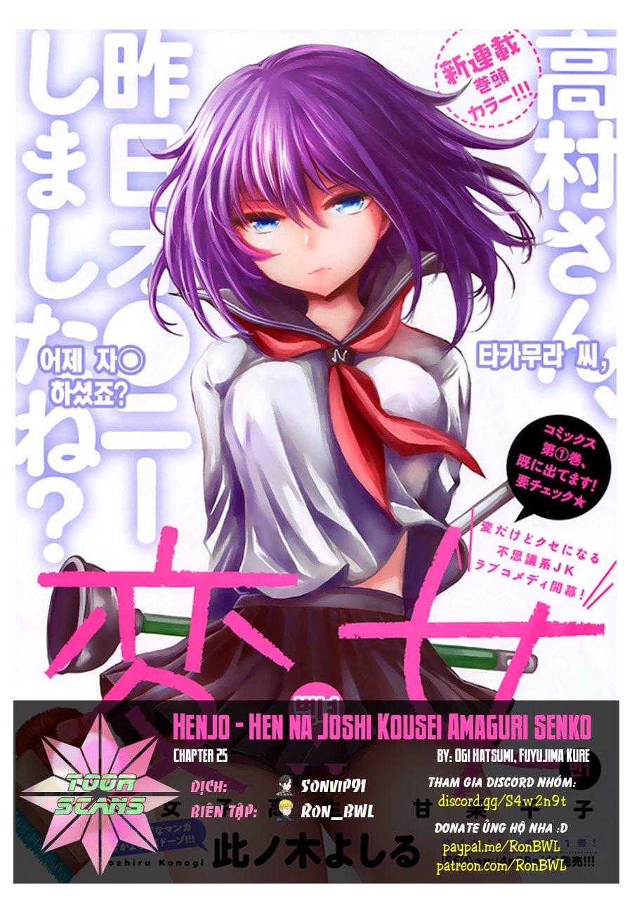 Henjo - Hen Na Joshi Kousei Amaguri Chiko Chapter 25 - 1