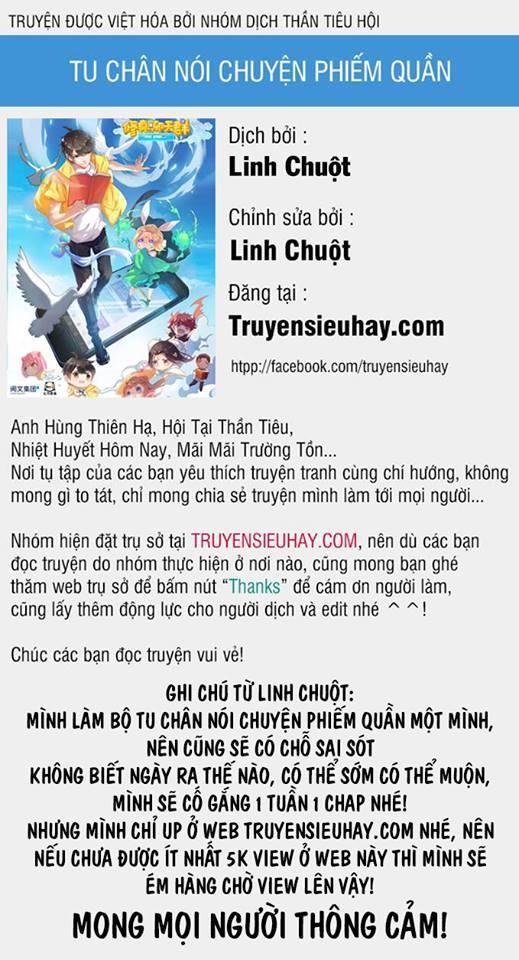 Tu Chân Nói Chuyện Phiếm Quần Chapter 102 - 1