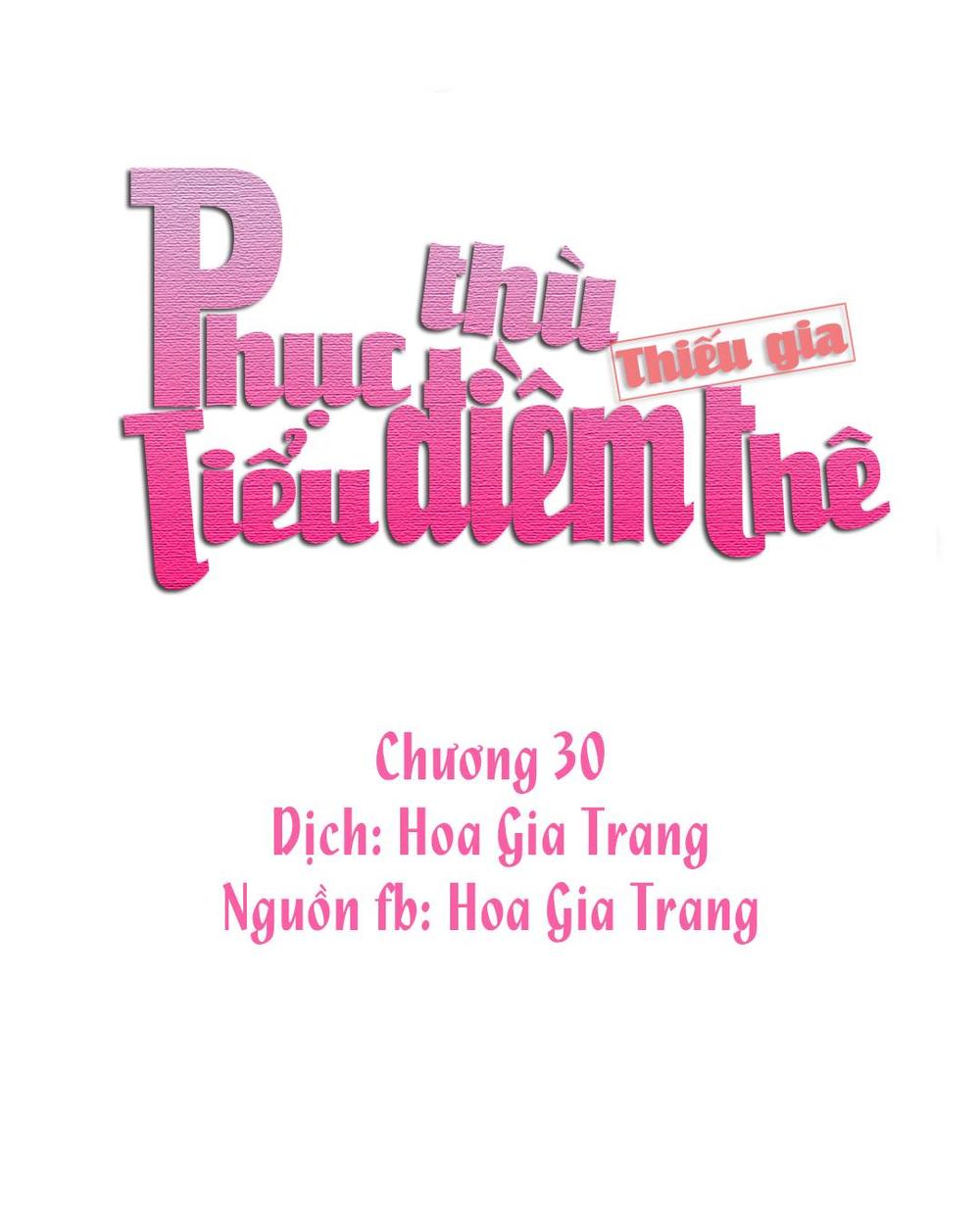 Phục Thù Thiếu Gia Tiểu Điềm Thê Chapter 30 - 1