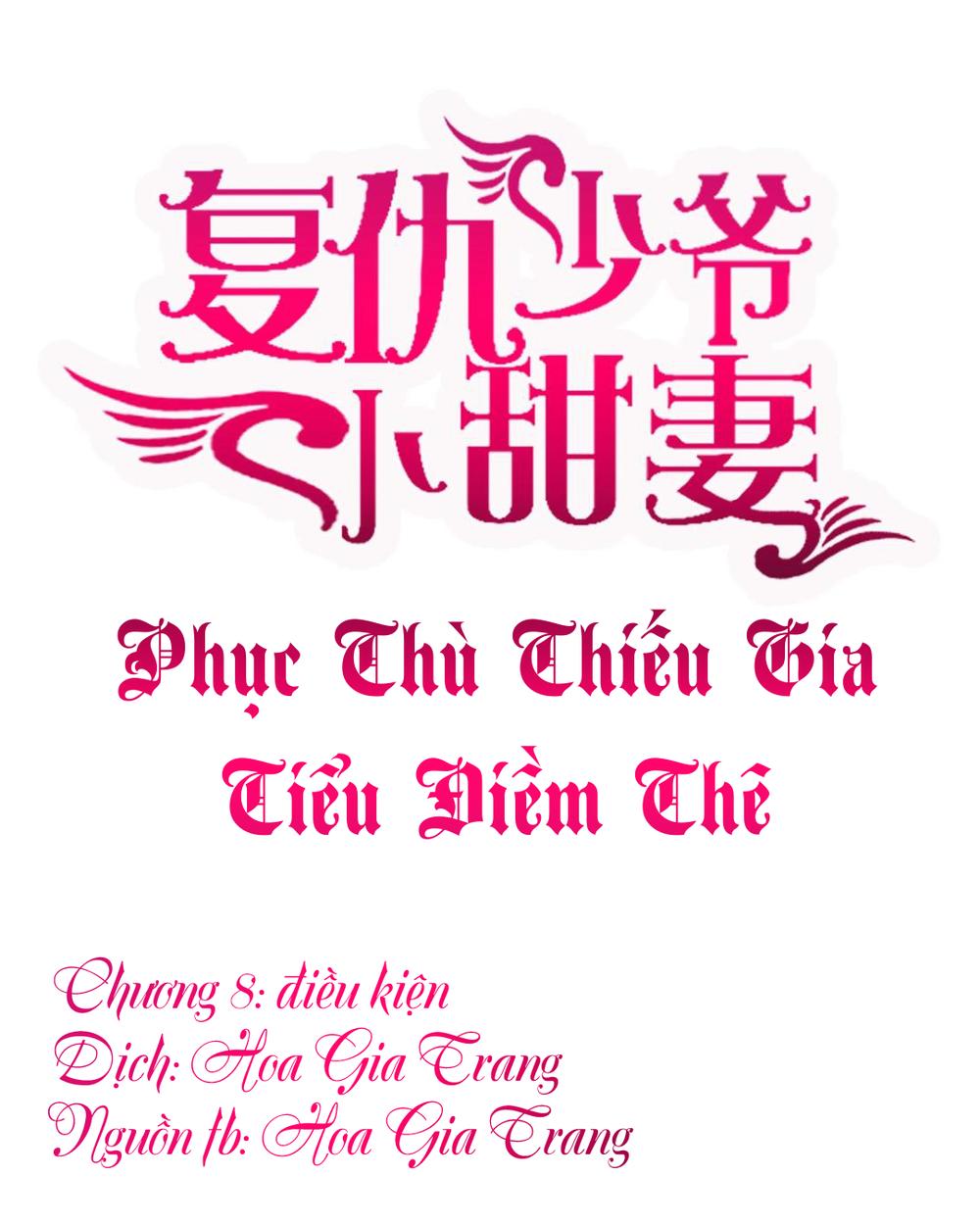 Phục Thù Thiếu Gia Tiểu Điềm Thê Chapter 8 - 1