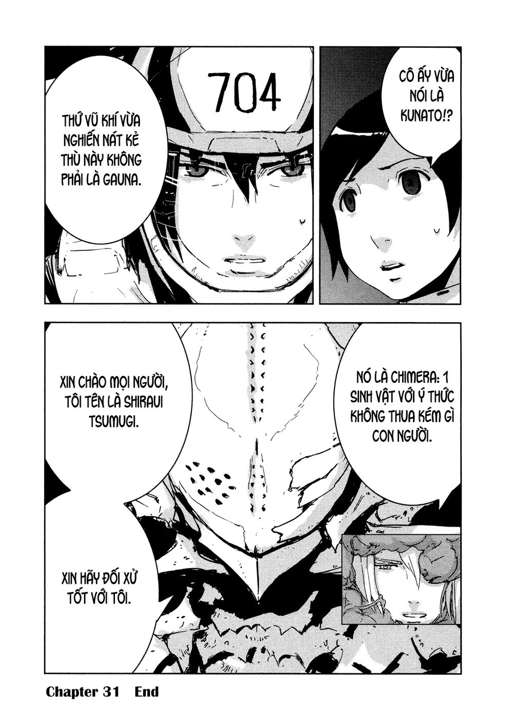 Sidonia No Kishi Chapter 31 - 34