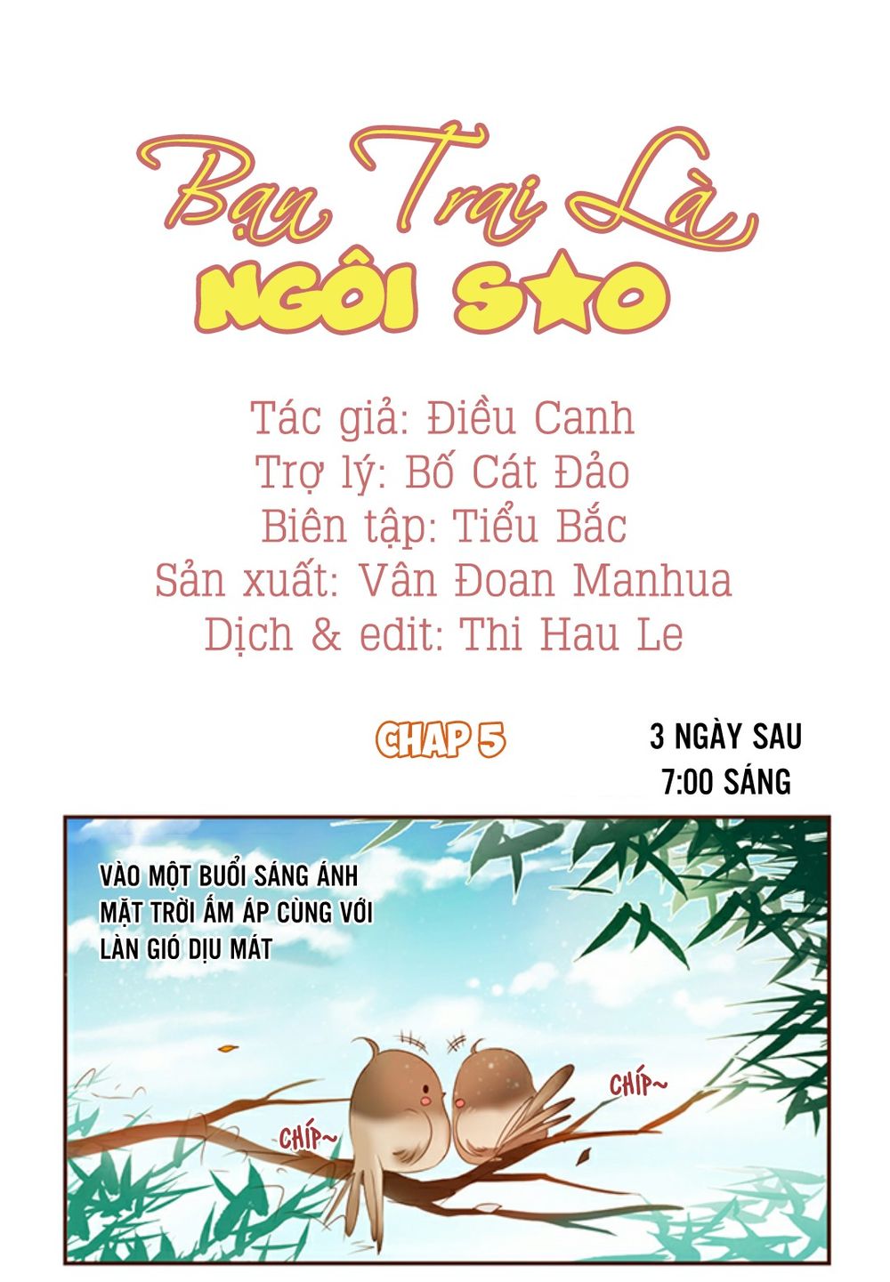 Bạn Trai Là Ngôi Sao Chapter 5 - 1