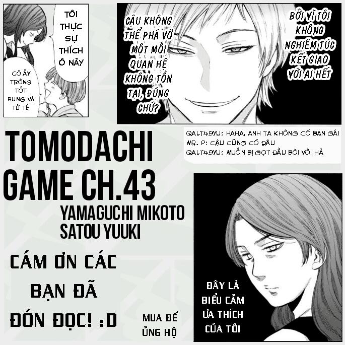 Tomodachi Game Chapter 43 - 49