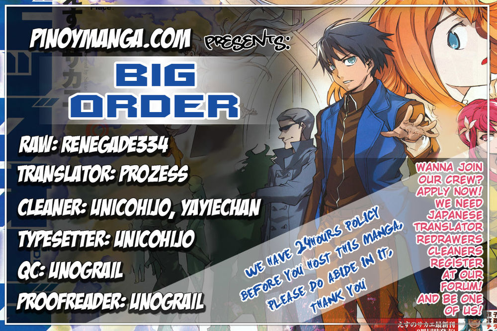 Big Order Chapter 1 - 3