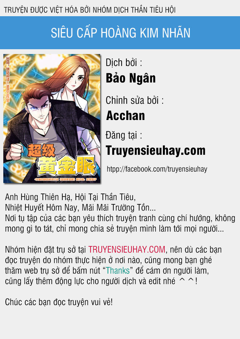 Siêu Cấp Hoàng Kim Nhãn Chapter 10 - 1