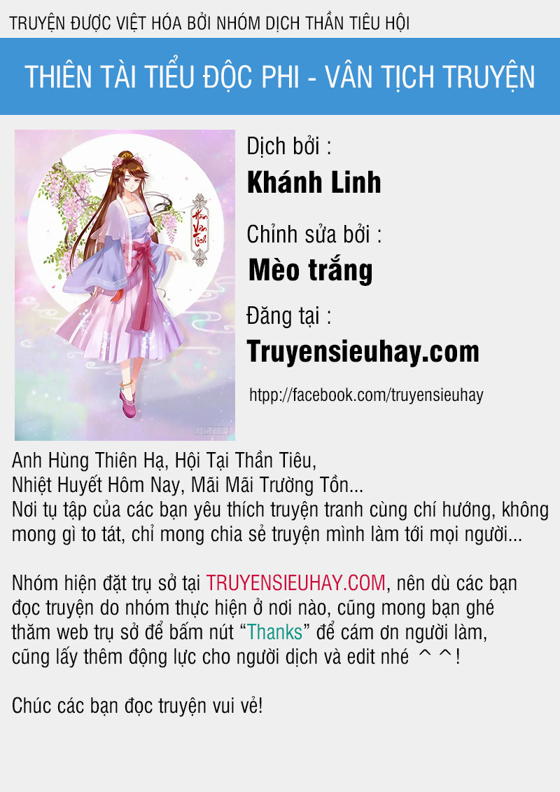 Thiên Tài Tiểu Độc Phi Chapter 50 - 1