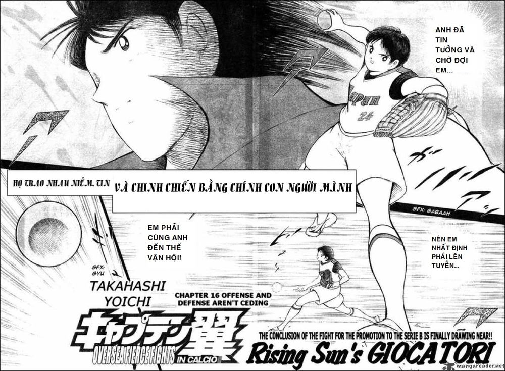 Captain Tsubasa : Trận Chiến Liên Đoàn Italy Chapter 16 - 2