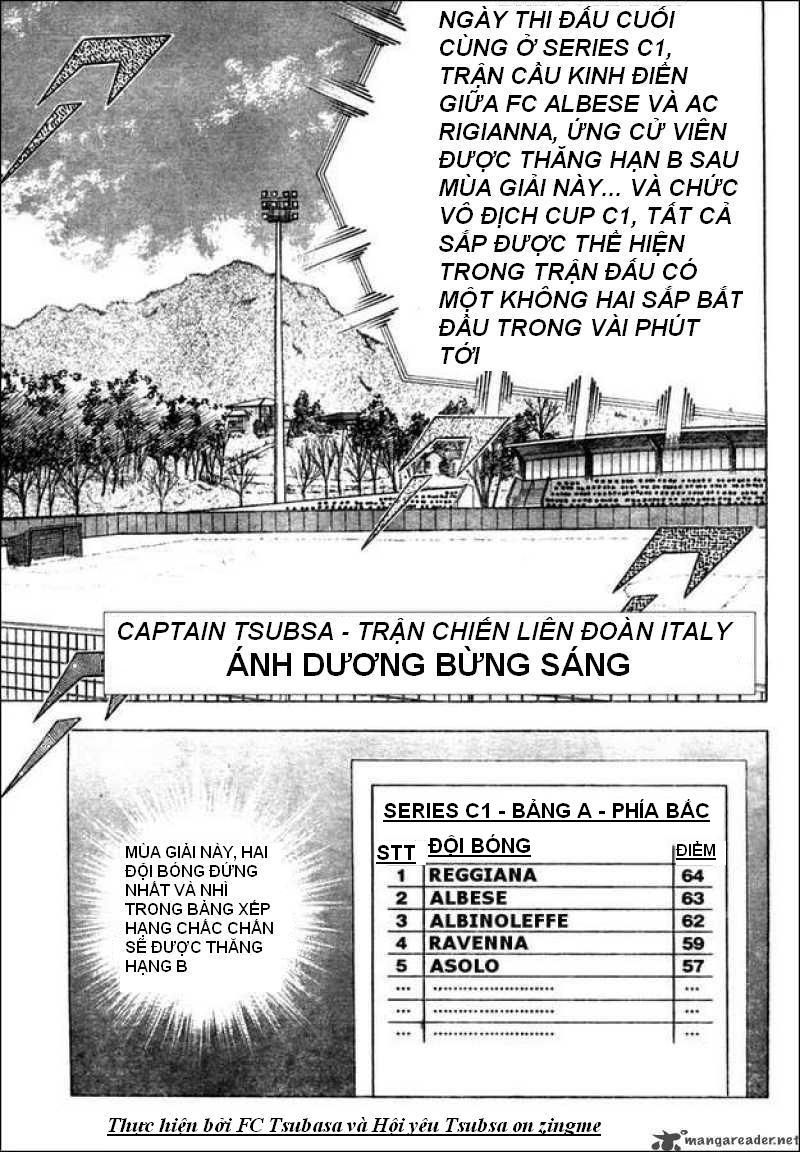 Captain Tsubasa : Trận Chiến Liên Đoàn Italy Chapter 2 - 1