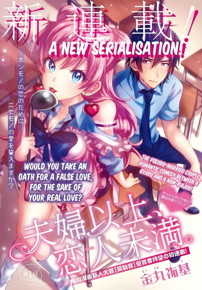 Fuufu Ijou, Koibito Miman Chapter 1 - 2