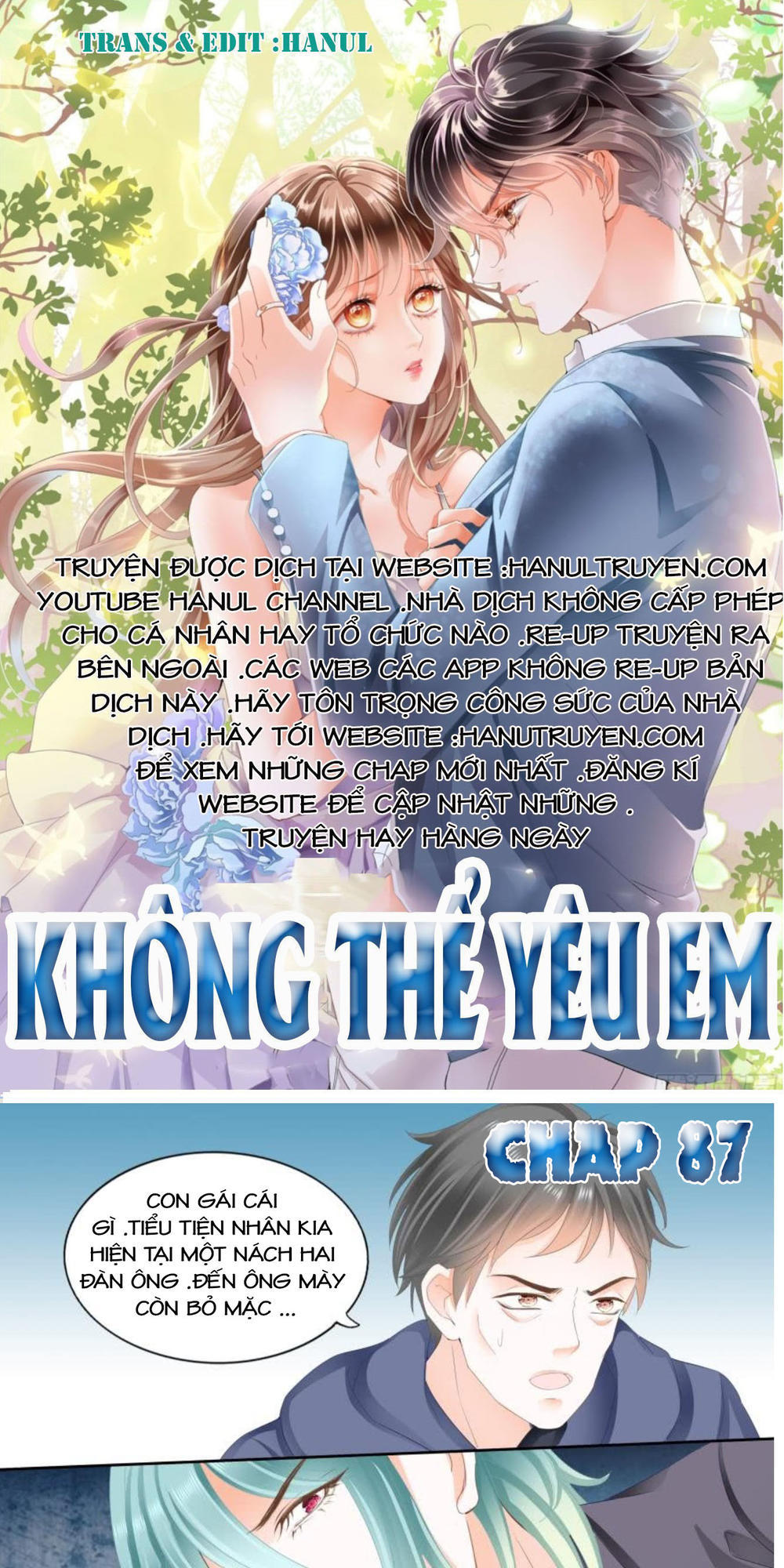 Không Thể Yêu Em Chapter 87 - 1