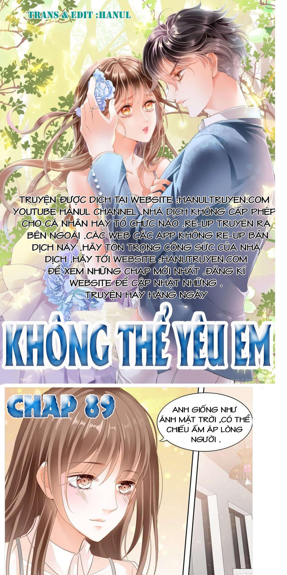 Không Thể Yêu Em Chapter 89 - 1