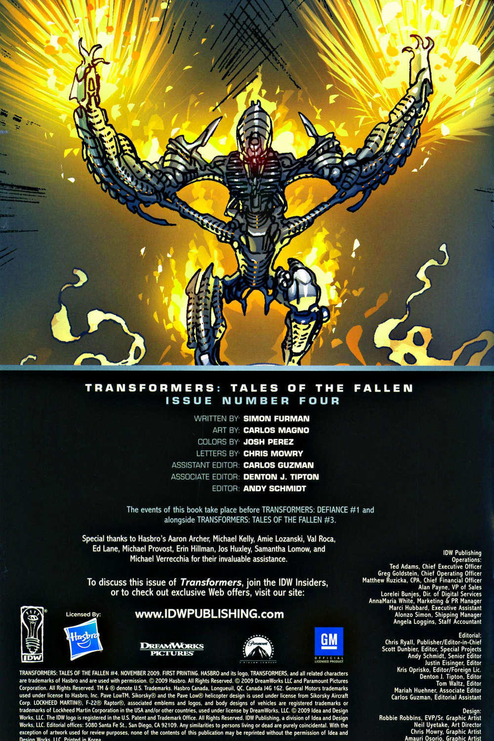 Transformer Film Comic Series Chapter 1 - 5