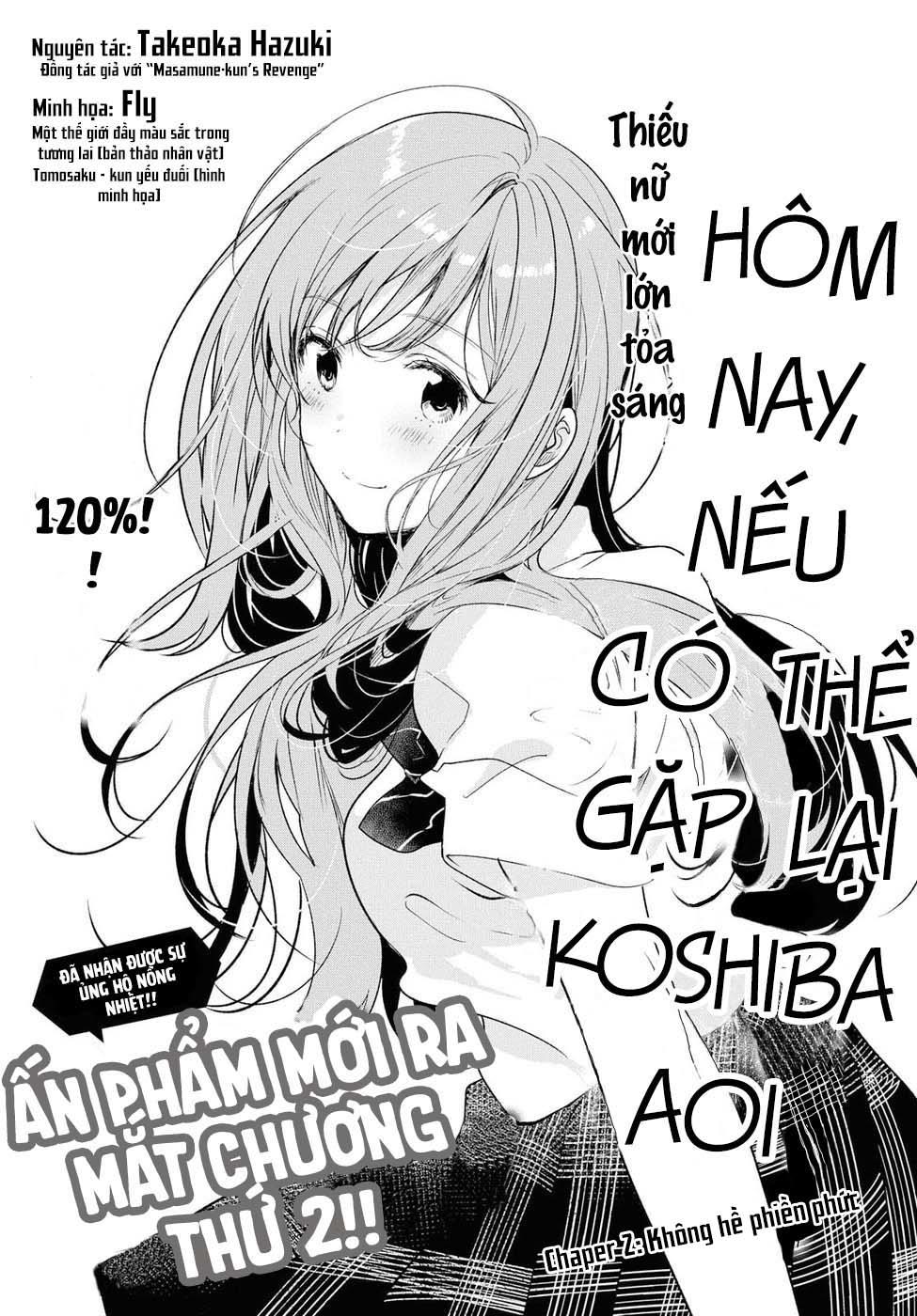 Nếu Như Hôm Nay Mình Có Thể Gặp Lại Koshiba Aoi Chapter 2 - 4