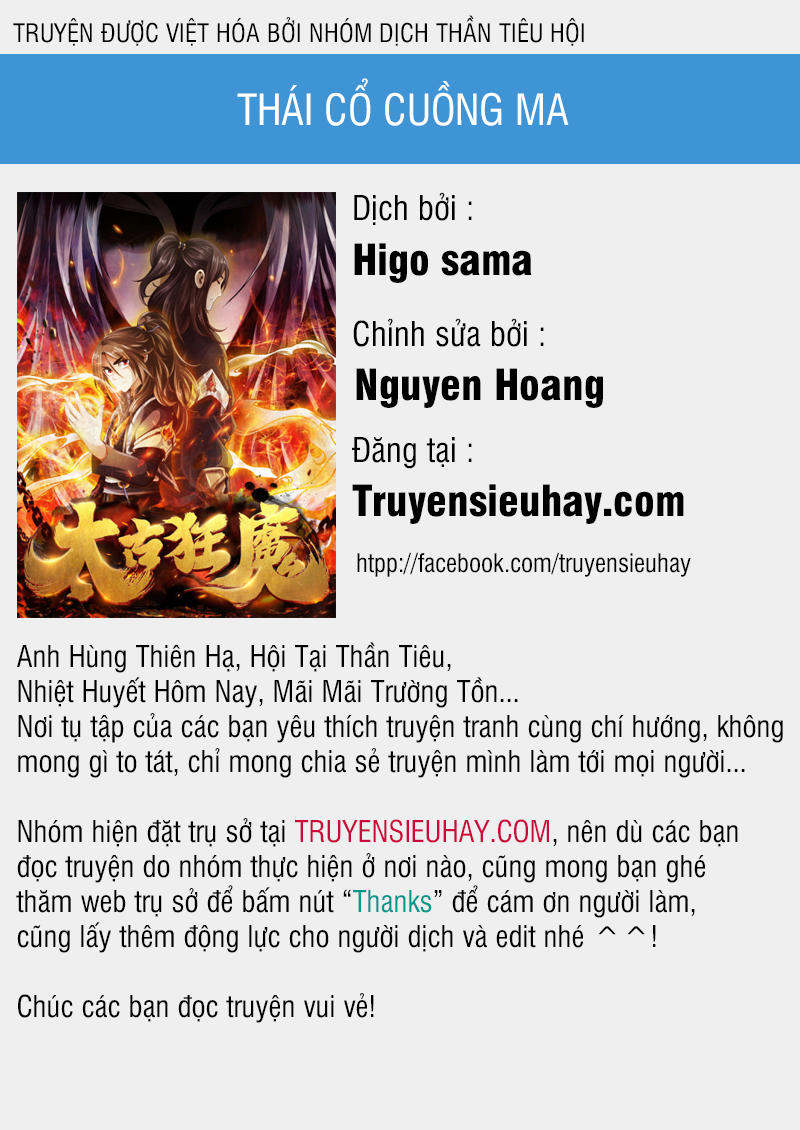 Thái Cổ Cuồng Ma Chapter 4 - 1