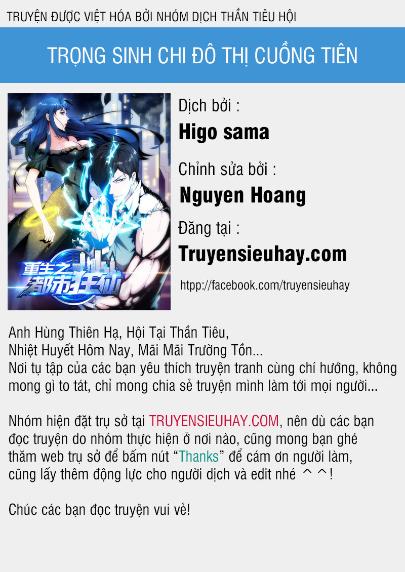 Trùng Sinh Chi Đô Thị Cuồng Tiên Chapter 10 - 1