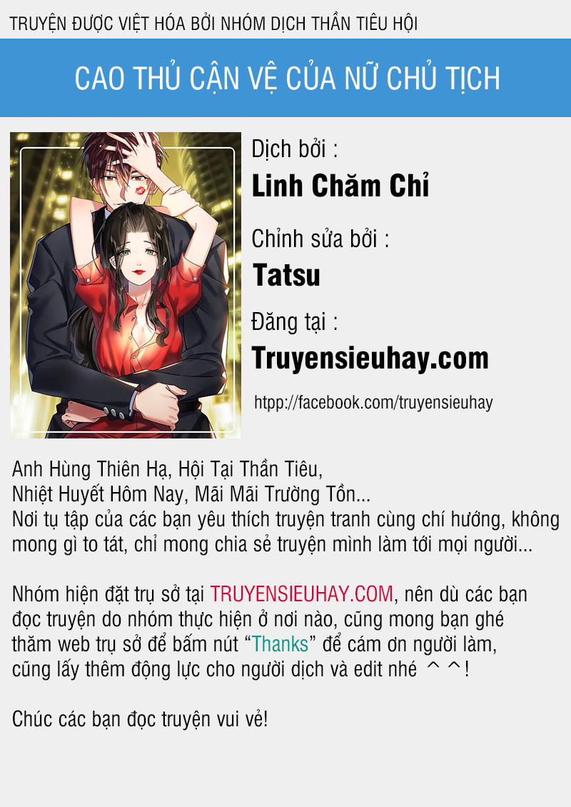 Cao Thủ Cận Vệ Của Nữ Chủ Tịch Chapter 20 - 1