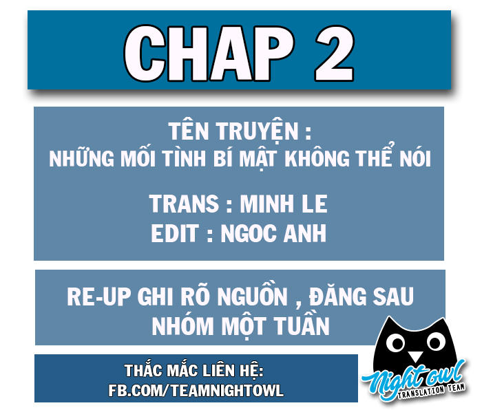 Những Mối Tình Bí Mật Không Thể Nói Chapter 2 - 1