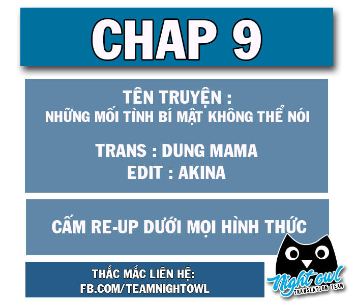 Những Mối Tình Bí Mật Không Thể Nói Chapter 9 - 1