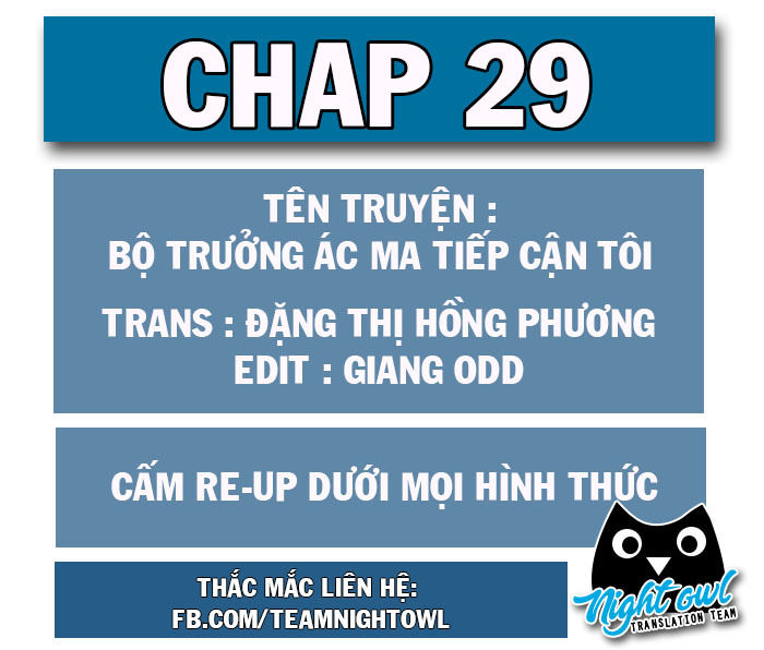 Bộ Trưởng Ác Ma Tiếp Cận Tôi Chapter 29 - 1