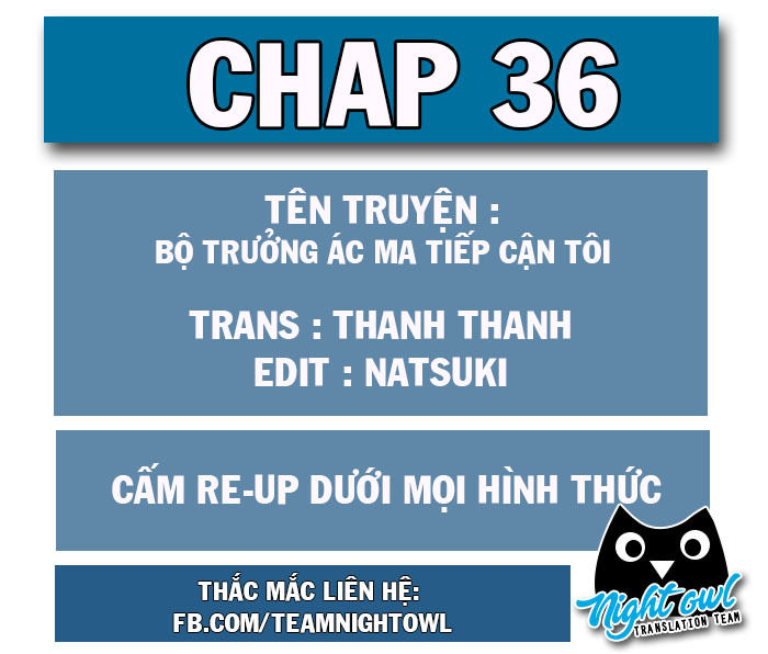 Bộ Trưởng Ác Ma Tiếp Cận Tôi Chapter 36 - 1