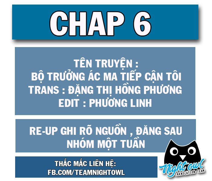 Bộ Trưởng Ác Ma Tiếp Cận Tôi Chapter 6 - 1