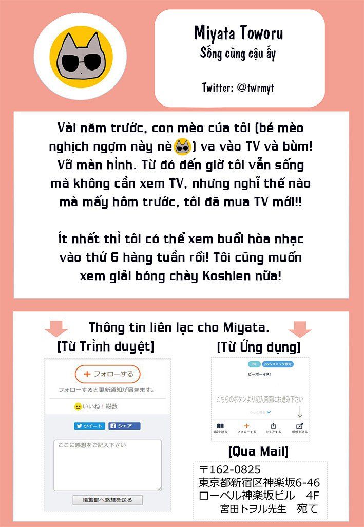 Sống Cùng Cậu Ấy Chapter 7.2 - 7