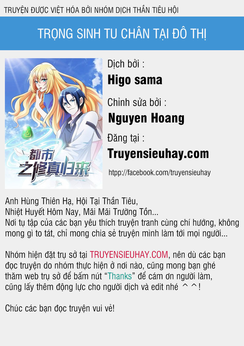 Trọng Sinh Tu Chân Tại Đô Thị Chapter 41 - 1