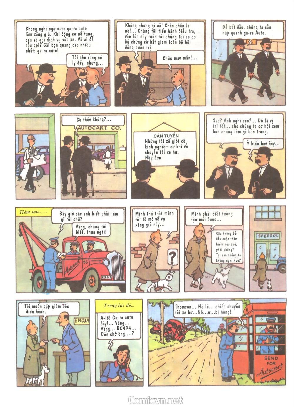 Những Cuộc Phiêu Lưu Của Tintin Chapter 1 - 5