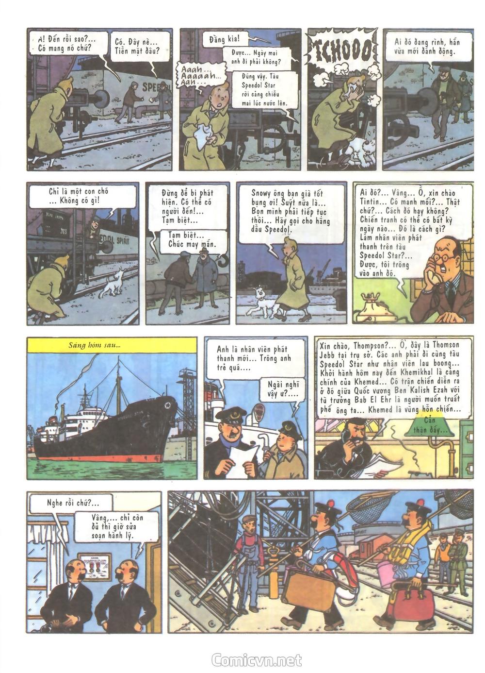 Những Cuộc Phiêu Lưu Của Tintin Chapter 1 - 8