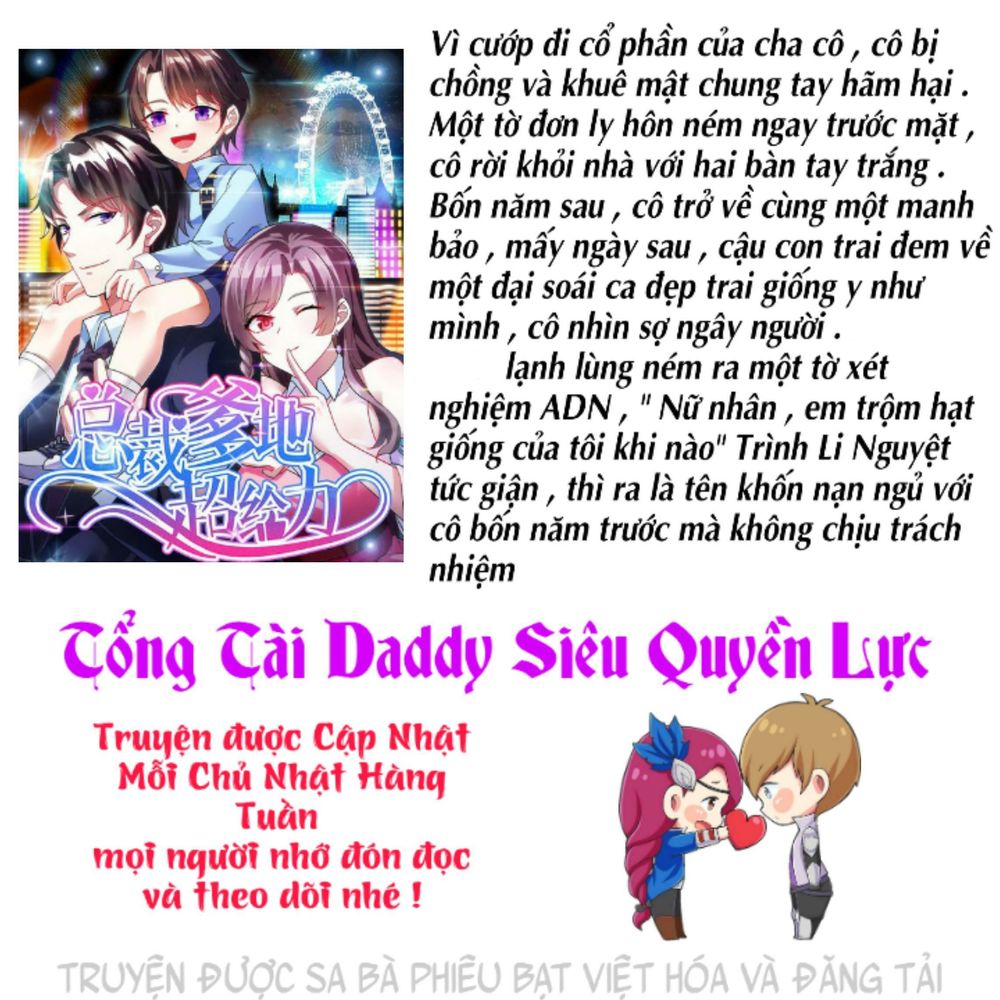 Chủ Tịch Daddy Siêu Cường Lực Chapter 4 - 2