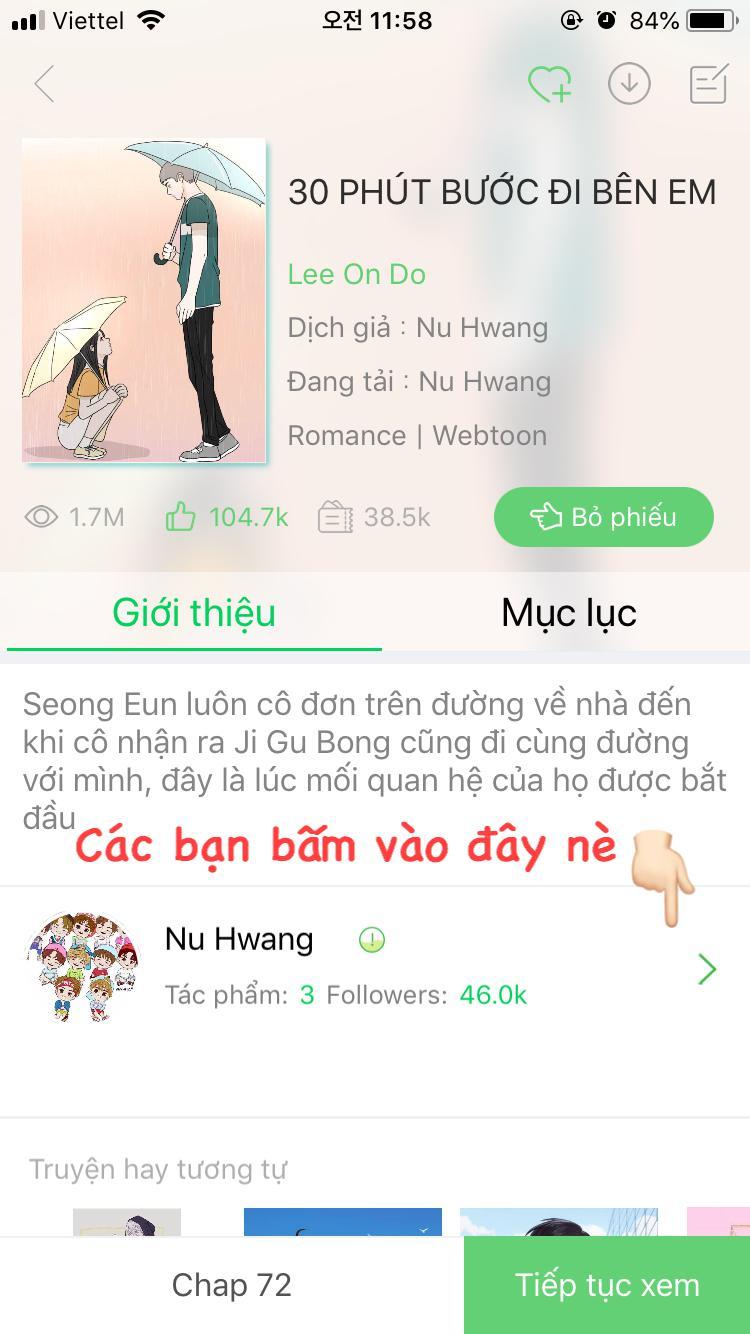 30 Phút Bước Đi Bên Em Chapter 73 - 142