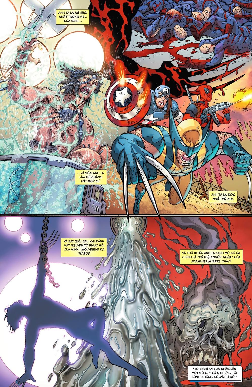 Death Of Wolverine - Deadpool & Captain America [One Shot] Chapter 1 - 4