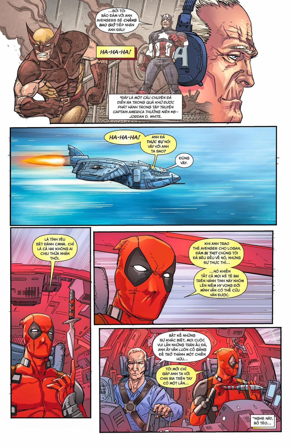 Death Of Wolverine - Deadpool & Captain America [One Shot] Chapter 1 - 10