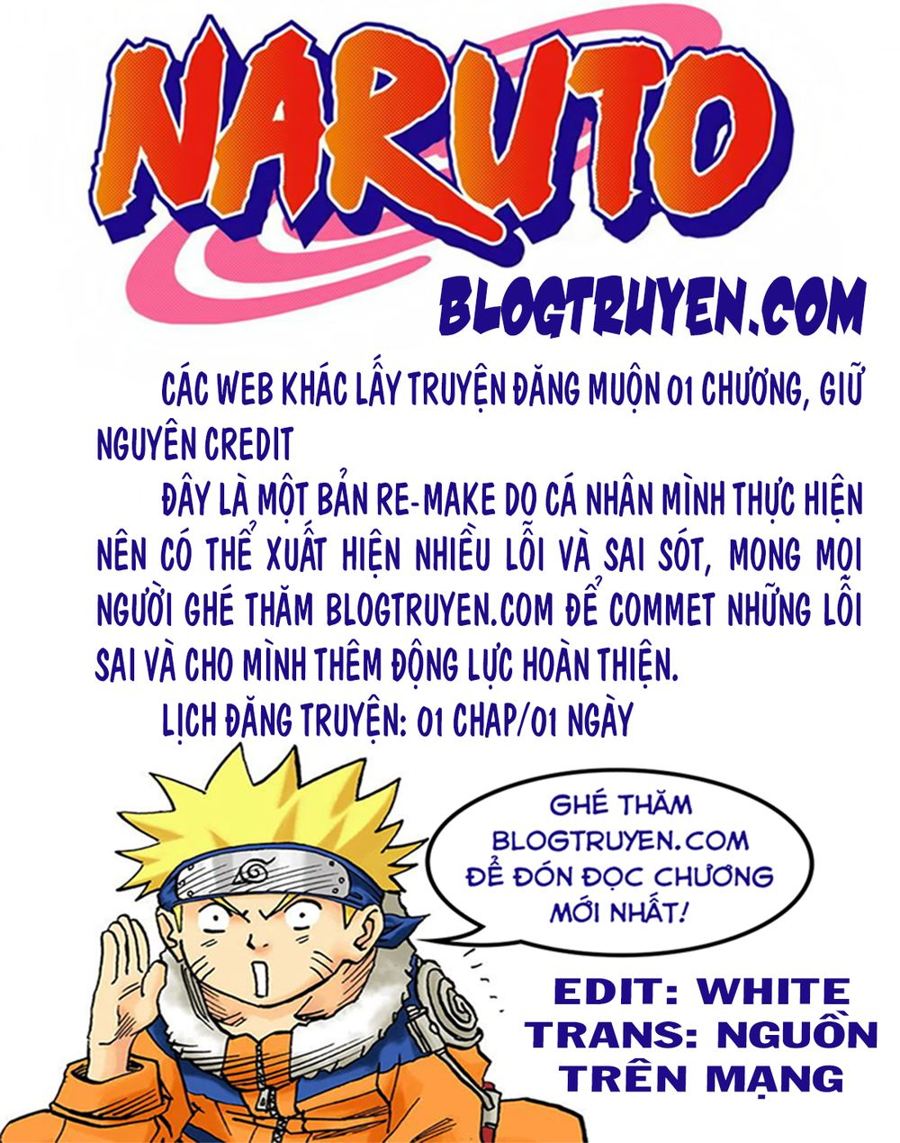 Naruto Full Màu Chapter 101 - 1