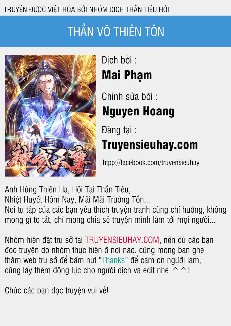 Thần Võ Thiên Tôn Chapter 13 - 1