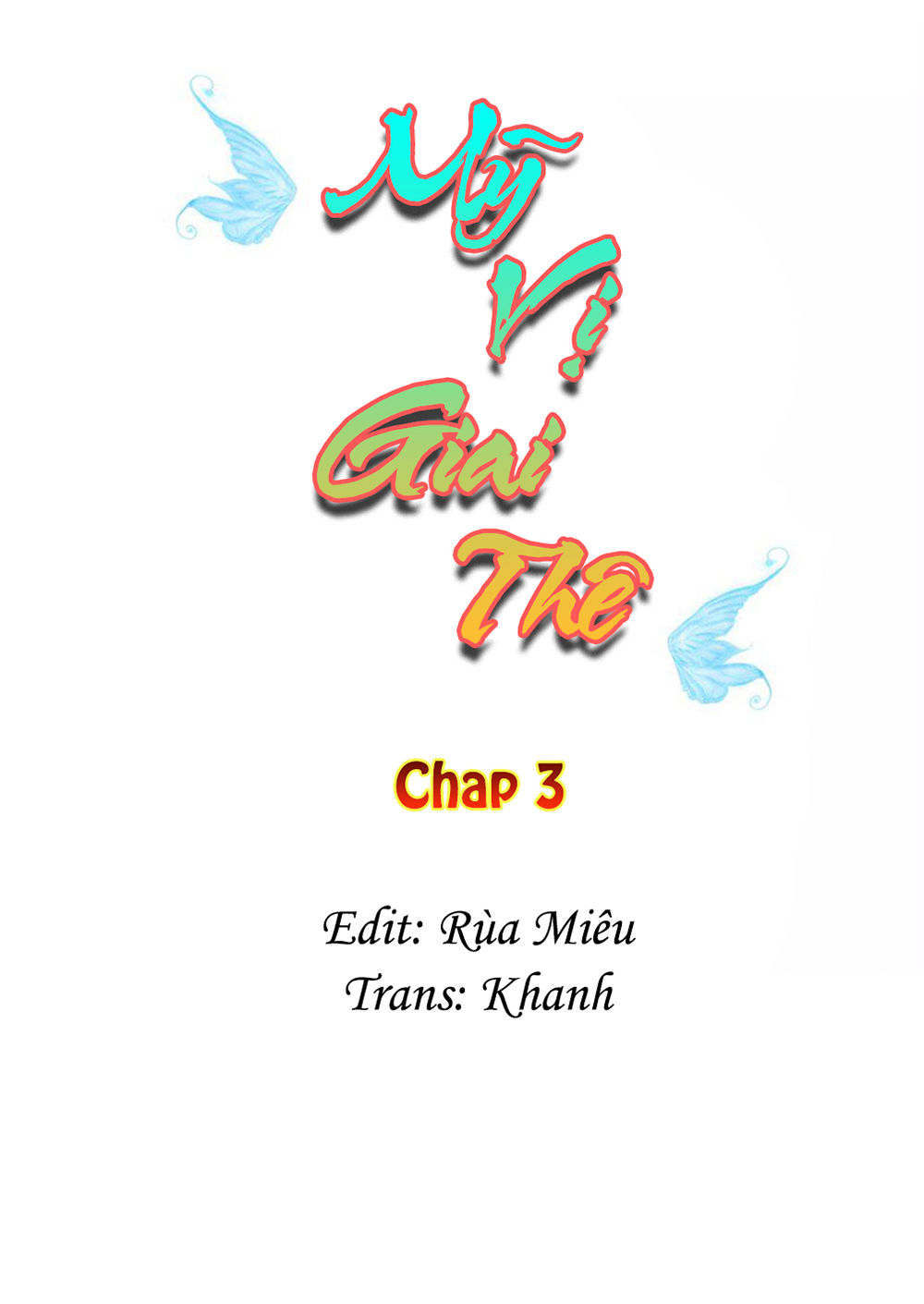 Mỹ Vị Giai Thê Chapter 3 - 2