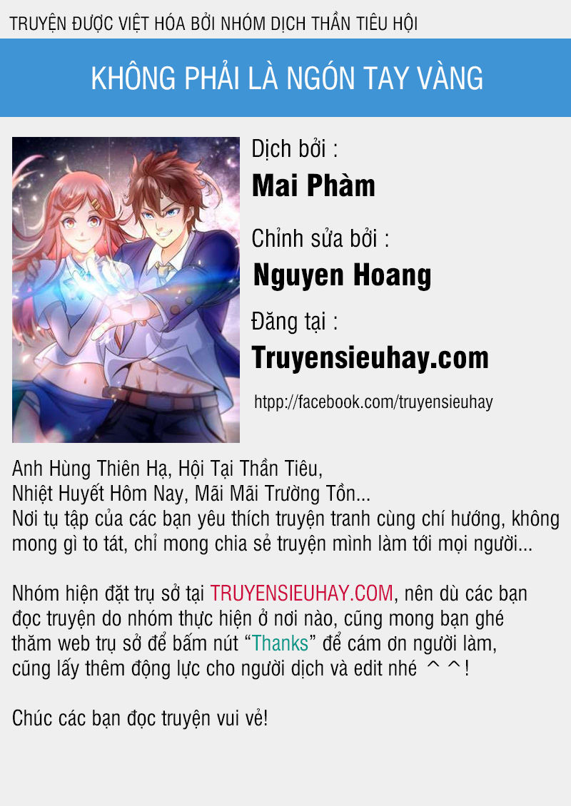 Không Phải Ngón Tay Vàng Chapter 3 - 1